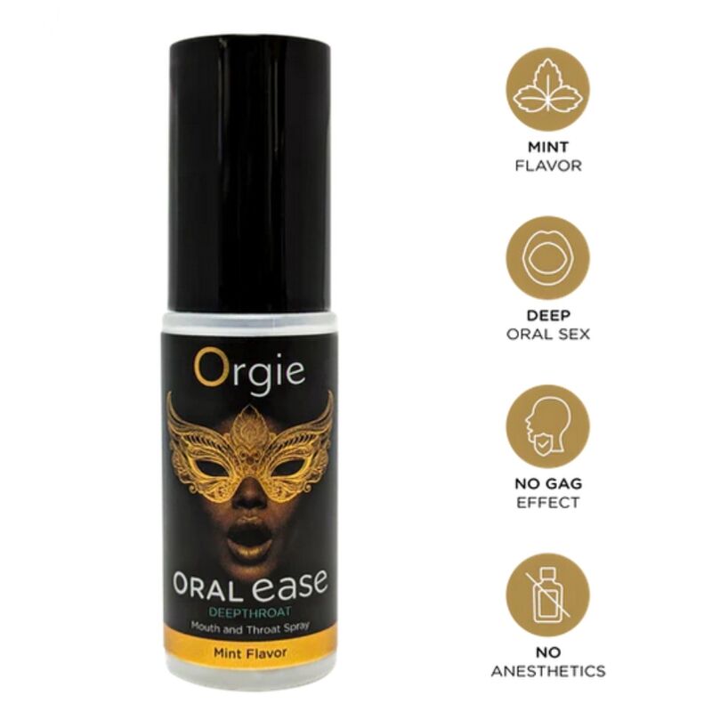 Orgie-Oral Ease Spray pentru Gură și Gât cu Mentă 50 ml