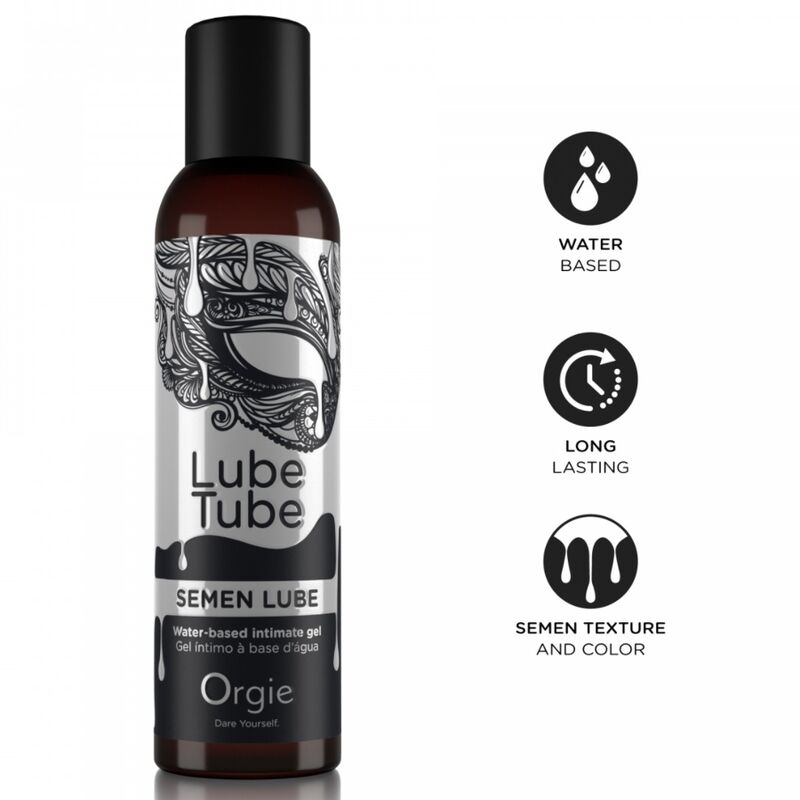 Orgie-Lube Tube Semen Lubrifiant cu Aspect de Spermă