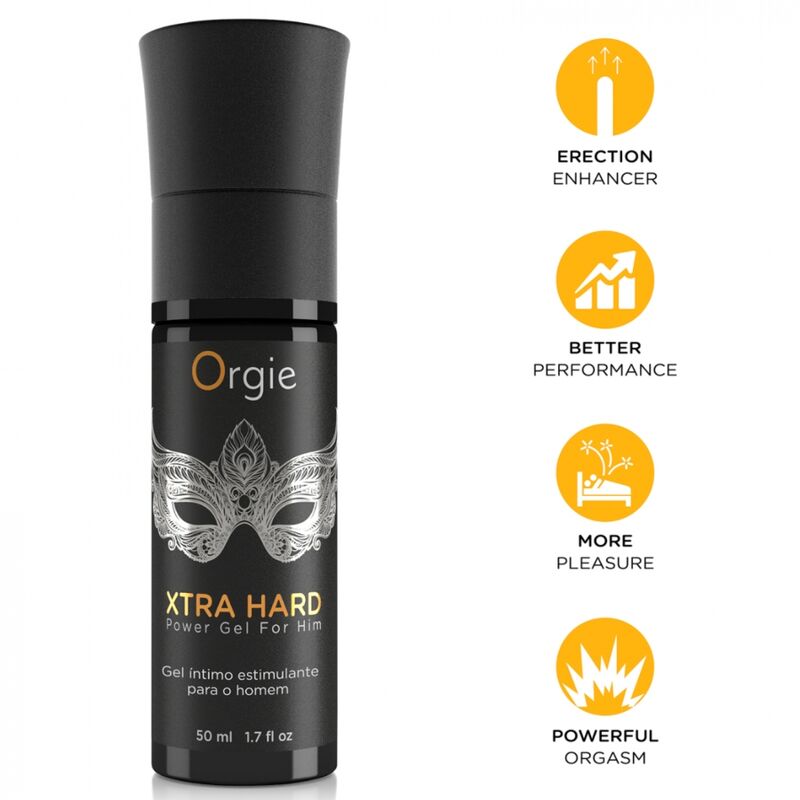 Orgie-Xtra Hard Gel Stimulant pentru Erecție 50 ml