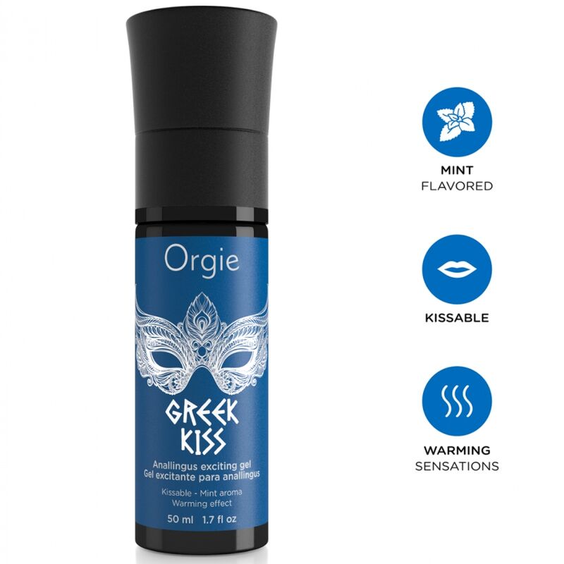 Orgie-Greek Kiss Gel Stimulant pentru Anilingus Mentă 50 ml 374 Orgie-Greek Kiss Gel Stimulant pentru Anilingus Mentă 50 ml