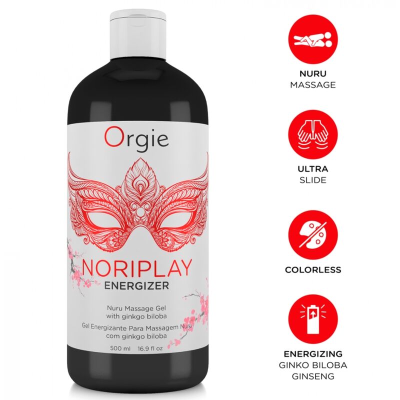 Orgie-Noriplay Energizer Gel de Masaj Nuru 500 ml