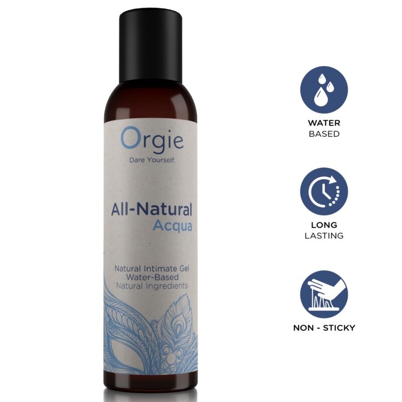 Orgie-All-Natural Acqua Lubrifiant pe Bază de Apă 150 ml