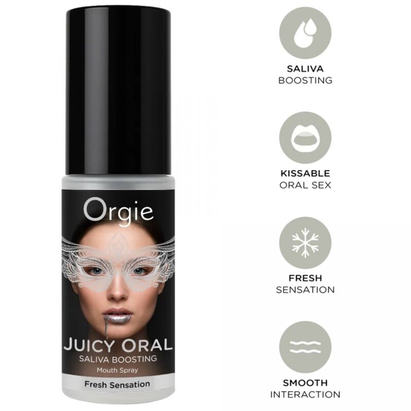 Orgie-Juicy Oral Spray Bucal cu Aromă de Mentă 15 ml