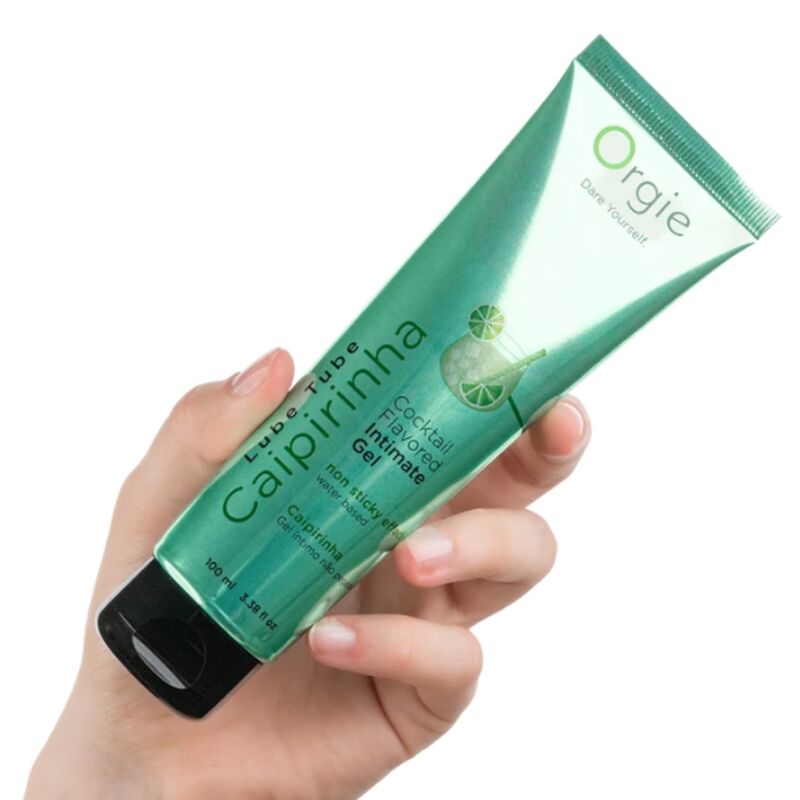 ORGIE - LUBE TUBE COCKTAIL CAIPIRINHA KISSABLE WATER-BASED INTIMATE GEL 100 ML · Lubrifiant (imaginea 4)