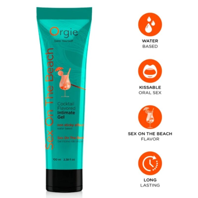 Orgie-Lube Tube Cocktail Sex on the Beach Lubrifiant 100 ml