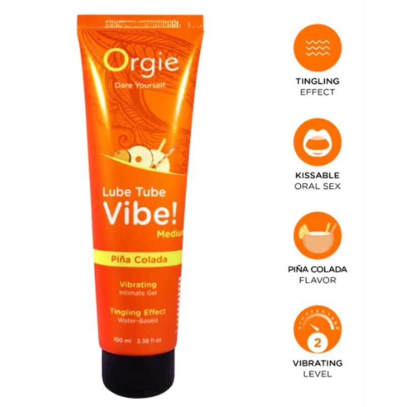 Orgie-Vibe! Piña Colada Lubrifiant Furnicături Medii