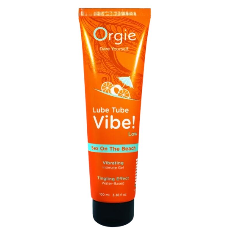 ORGIE - LUBE TUBE VIBE! SEX ON THE BEACH KISSABLE INTIMATE GEL LOW TINGLING 100 ML · Lubrifiant (imaginea 4)