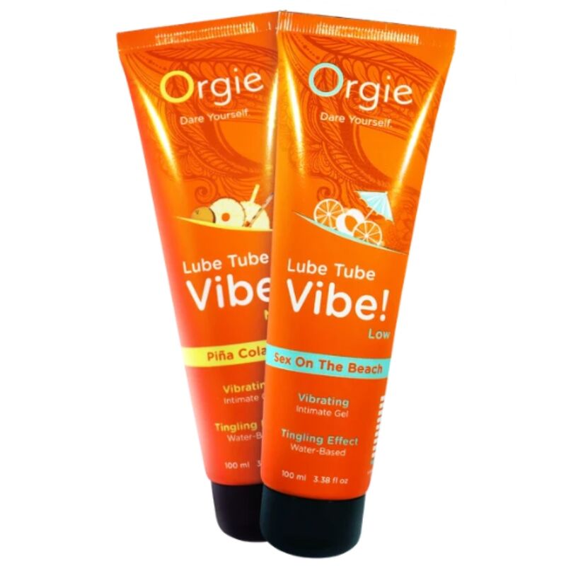 ORGIE - LUBE TUBE VIBE! SEX ON THE BEACH KISSABLE INTIMATE GEL LOW TINGLING 100 ML · Lubrifiant (imaginea 3)