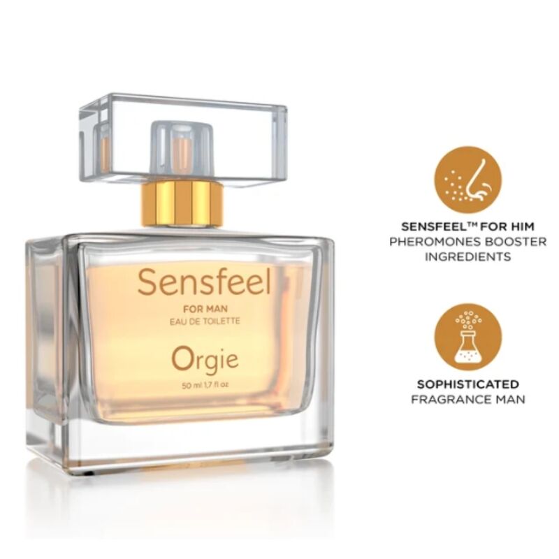 ORGIE - SENSFEEL FOR MAN PHEROMONE BOOSTER EAU DE TOILETTE 50 ML · Parfumuri & Feromoni
