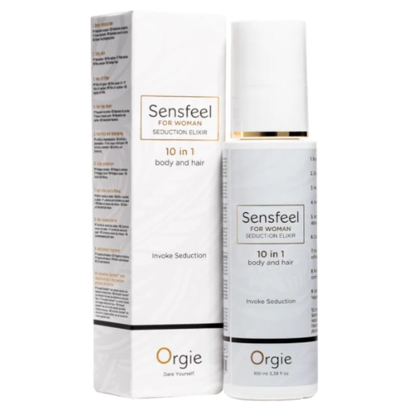 ORGIE - SENSFEEL FOR WOMAN SEDUCTION ELIXIR 10 IN 1 BODY AND HAIR 100 ML · Sex Oral & Corp (imaginea 3)