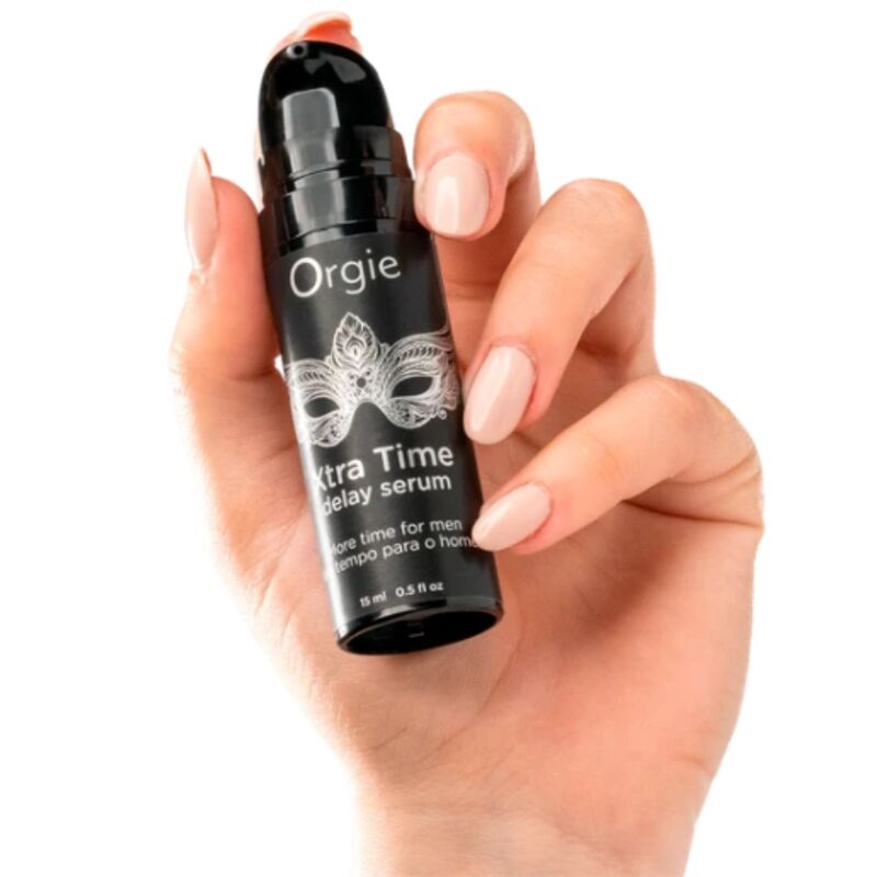 Orgie-Xtra Time Ser Siliconic de Întârziere 15 ml 3 ORGIE - XTRA TIME SILICONE DELAY SERUM ANESTHETIC FREE 15 ML · Afrodisiace Barbati (imaginea 3)