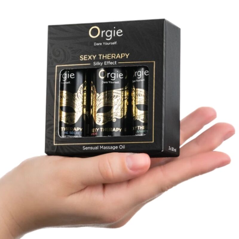 ORGIE - SEXY THERAPY MINI SIZE COLLECTION SENSUAL MASSAGE OILS 3 X 30 ML · Masaj Erotic (imaginea 3)