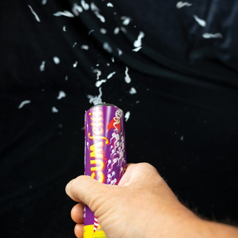 Spencer & Fleetwood-Cumfetti Tun de Confetti Spermatozoizi 3 SPENCER & FLEETWOOD - SPERM SHAPED CONFETTI PARTY POPPER 15 CM | 1 UNIT — SPENCER & FLETWOOD · Articole Haioase (imaginea 3)