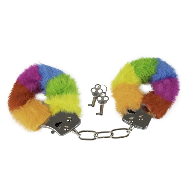 Spencer & Fletwood-Manete Metalice Căptușite cu Blană Multicoloră — SPENCER & FLETWOOD · Articole Haioase (imaginea 3)