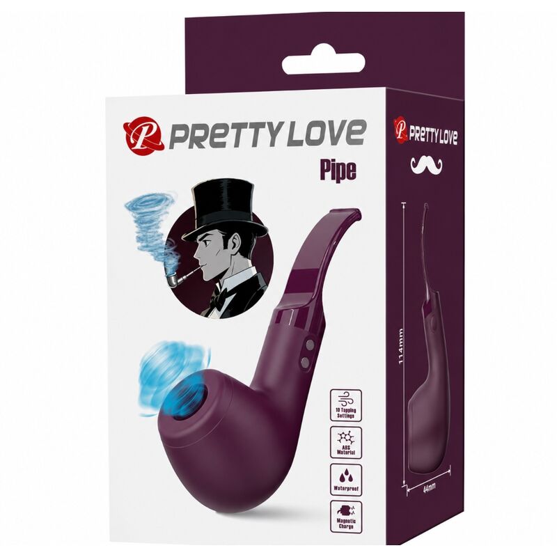 Pretty Love-Pipe Stimulator cu Bătăi Ritmice 10 Moduri Mov 2 PRETTY LOVE - PIPE STIMULATOR WITH 10 TAPPING SETTINGS PURPLE · Vibratoare (imaginea 2)
