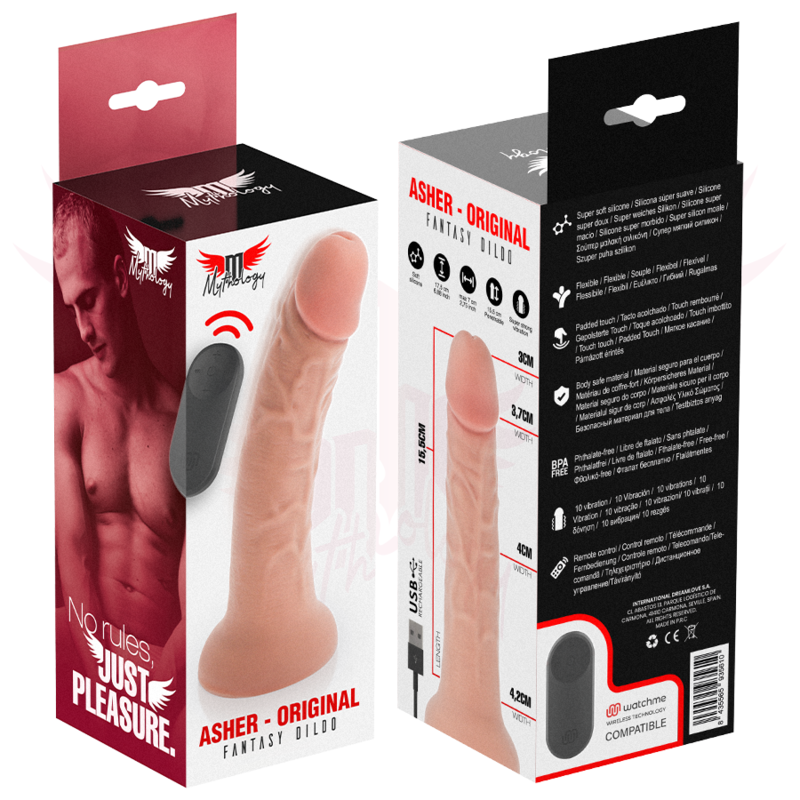 Mythology Fantasy Dildo-Asher Original Dildo S - Vibrator · Vibratoare (imaginea 4)