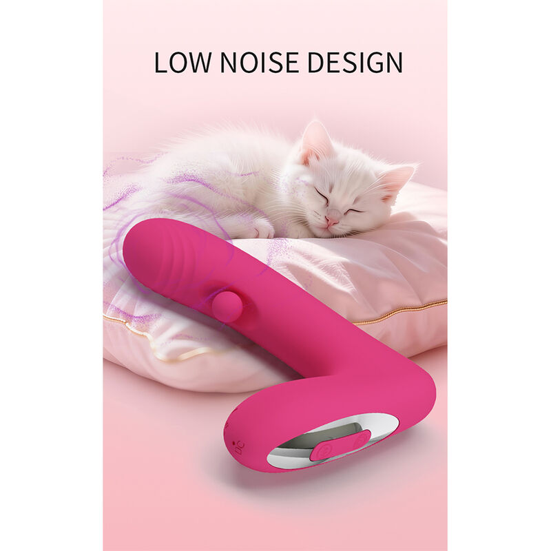 Pretty Love-Duden Vibrator Silicon cu Mișcare Oscilantă Roz 5 PRETTY LOVE - DUDEN RECHARGEABLE SILICONE VIBRATOR 12 VIBRATION MODES AND 3 ROCKING MODES PINK · Vibratoare (imaginea 5)