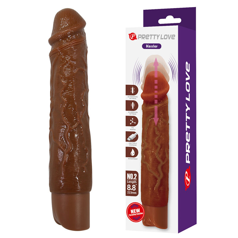 Pretty Love-Kessler Dildo Realist Vibrator 22 cm Maro