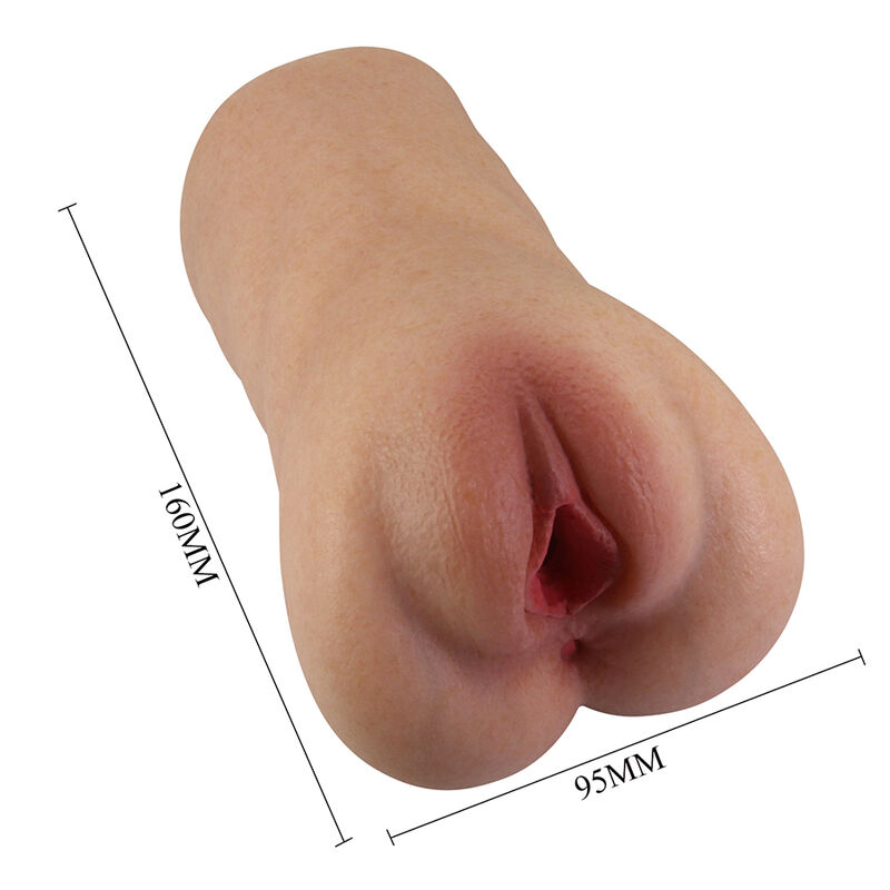 PRETTY LOVE - OTTILIE REALISTIC SILICONE VAGINA MASTURBATOR, COMPACT, NATURAL · Masturbatoare (imaginea 2)