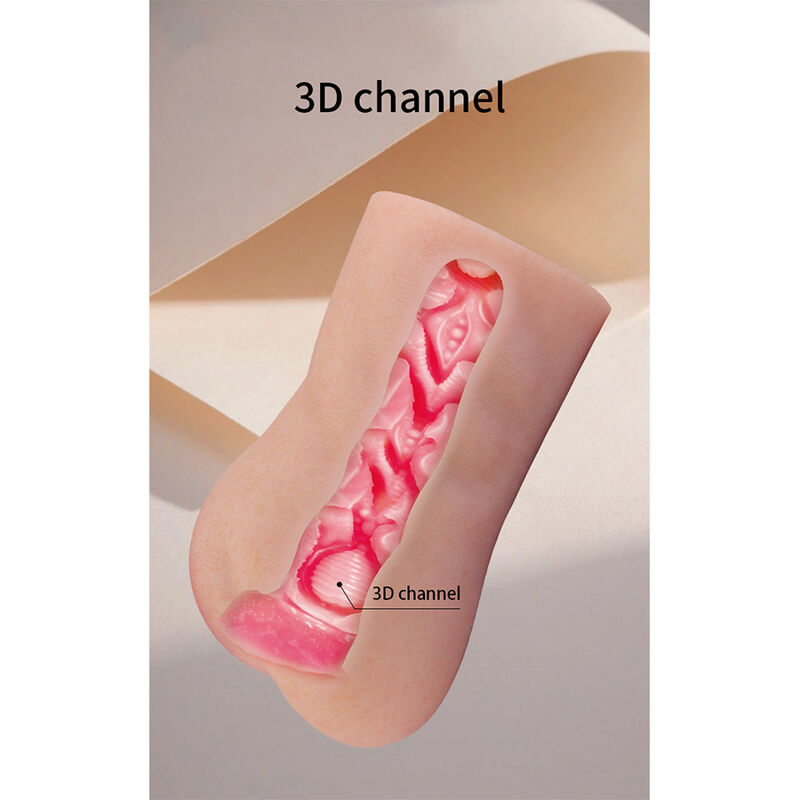 PRETTY LOVE - OTTILIE REALISTIC SILICONE VAGINA MASTURBATOR, COMPACT, NATURAL · Masturbatoare (imaginea 9)
