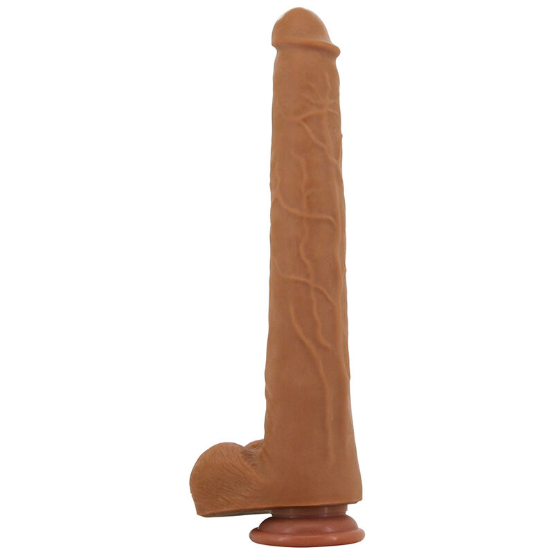 PRETTY LOVE - VIGGO REALISTIC SOFT-TOUCH SKIN-SLIDING DILDO 36,5 CM BROWN · Dildo & Stimulatoare (imaginea 8)