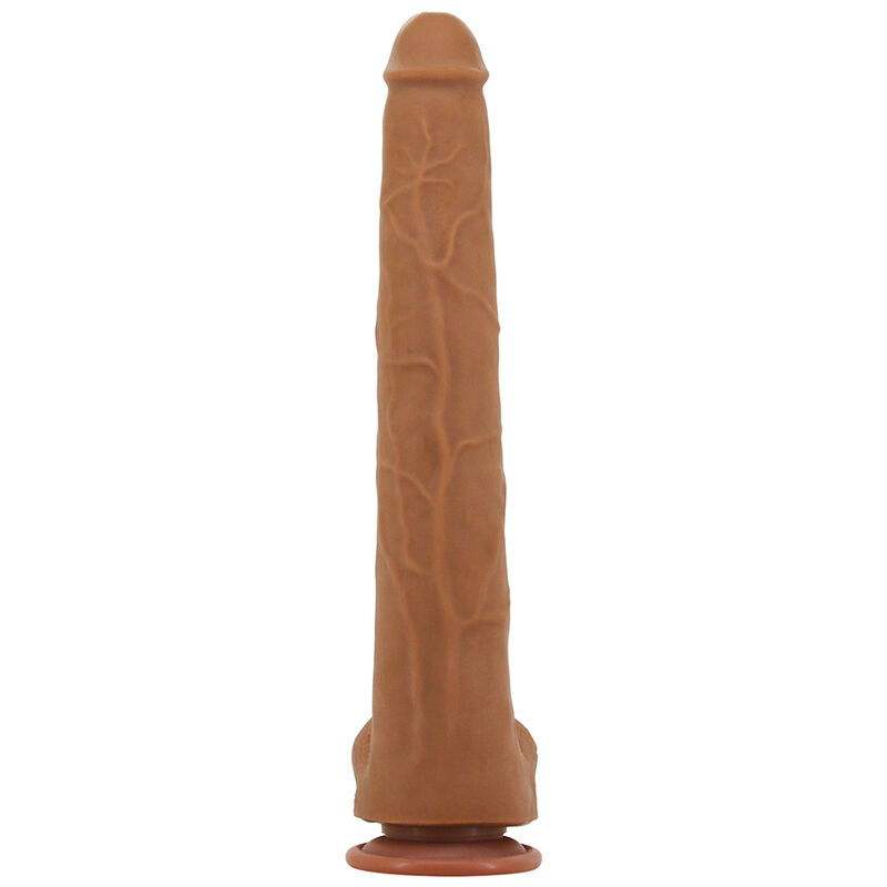 PRETTY LOVE - VIGGO REALISTIC SOFT-TOUCH SKIN-SLIDING DILDO 36,5 CM BROWN · Dildo & Stimulatoare (imaginea 4)