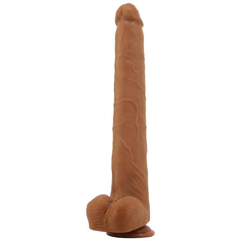 PRETTY LOVE - VIGGO REALISTIC SOFT-TOUCH SKIN-SLIDING DILDO 36,5 CM BROWN · Dildo & Stimulatoare (imaginea 5)