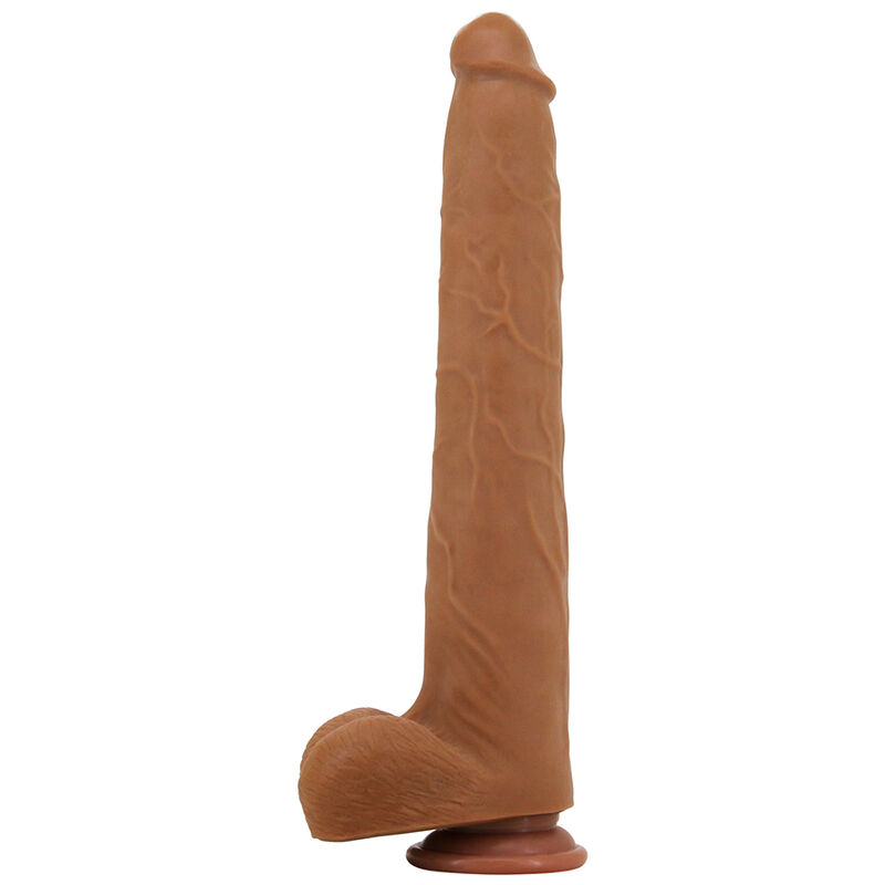 PRETTY LOVE - VIGGO REALISTIC SOFT-TOUCH SKIN-SLIDING DILDO 36,5 CM BROWN · Dildo & Stimulatoare (imaginea 7)