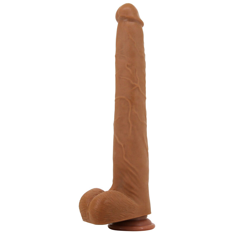 PRETTY LOVE - VIGGO REALISTIC SOFT-TOUCH SKIN-SLIDING DILDO 36,5 CM BROWN · Dildo & Stimulatoare (imaginea 6)