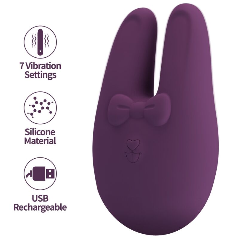 Romance-Bunny Stimulator Extern cu 7 Moduri de Vibrație 335 Romance-Bunny Stimulator Extern cu 7 Moduri de Vibrație