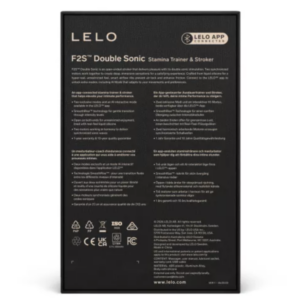 LELO - F2S DOUBLE SONIC MALE STROKER WITH DUAL SONIC STIMULATION RED · Masturbatoare (imaginea 5)