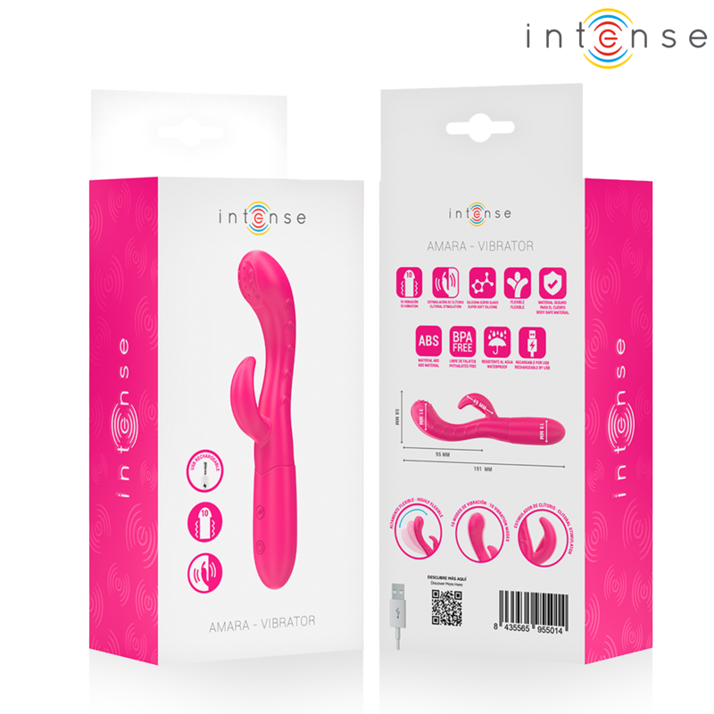 Intense-Amara Vibrator cu Limbă Stimulantă, 10 Vibrații