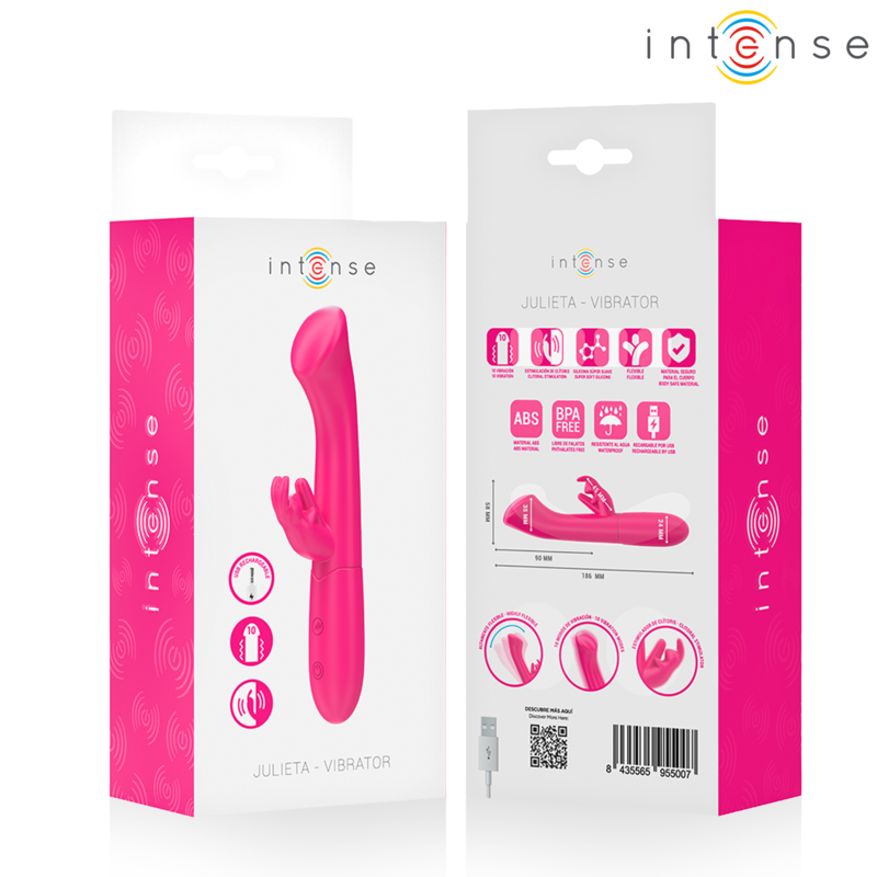 Intense-Julieta Rabbit Vibrator 18.6 cm, 10 Vibrații