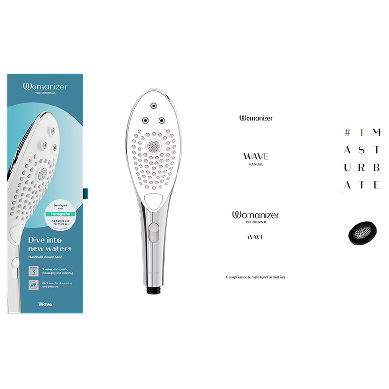 Womanizer-Wave Cap de Duș Stimulare Clitorală Chrome-ABS 8 Womanizer-Wave Cap de Duș Stimulare Clitorală Chrome-ABS · Vibratoare (imaginea 8)