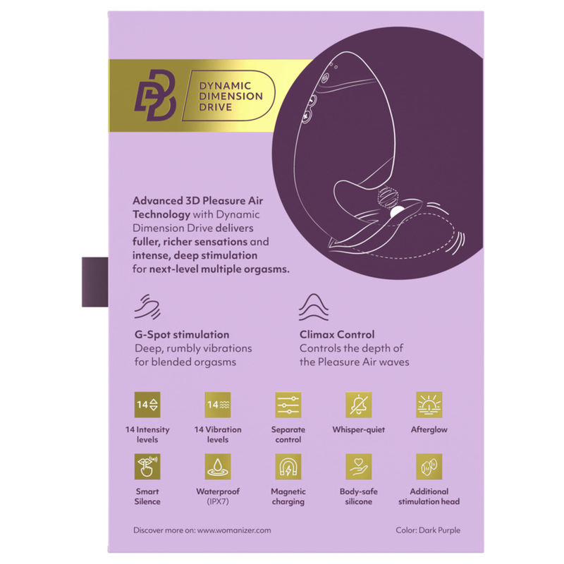 Womanizer-Duo Next Stimulator Dual Clitoral și G-spot 7 Womanizer-Duo Next Stimulator Dual Clitoral și G-spot Mov · Vibratoare (imaginea 7)