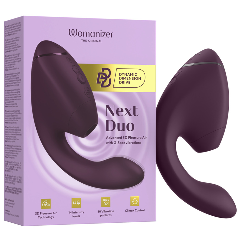 Womanizer-Duo Next Stimulator Dual Clitoral și G-spot 10 Womanizer-Duo Next Stimulator Dual Clitoral și G-spot Mov · Vibratoare (imaginea 10)