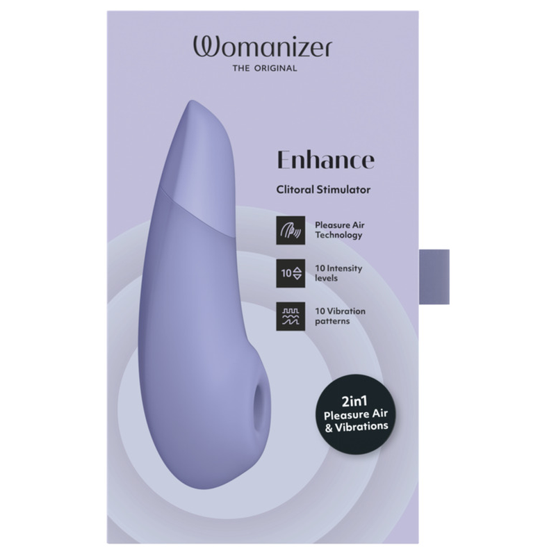 Womanizer-Enhance Stimulator Clitoral Lilac-Silicon, 10 Trepte · Vibratoare (imaginea 3)