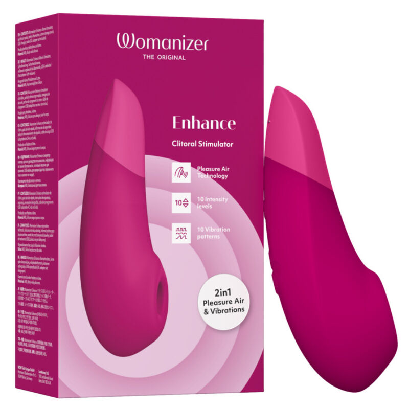 Womanizer-Enhance Stimulator Clitoridian Vibrant Pink-Silicon 183 Womanizer-Enhance Stimulator Clitoridian Vibrant Pink-Silicon