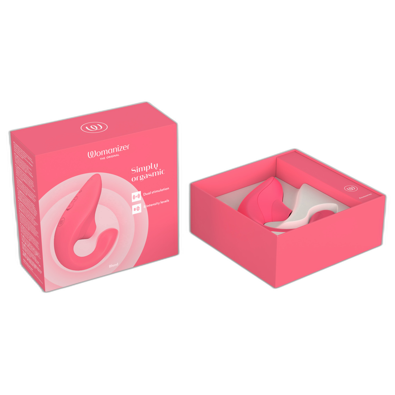Womanizer-Blend Rabbit Vibrator Stimulator Vibrant Rose-Silicon 4 Womanizer-Blend Rabbit Vibrator Stimulator Vibrant Rose-Silicon · Vibratoare (imaginea 4)