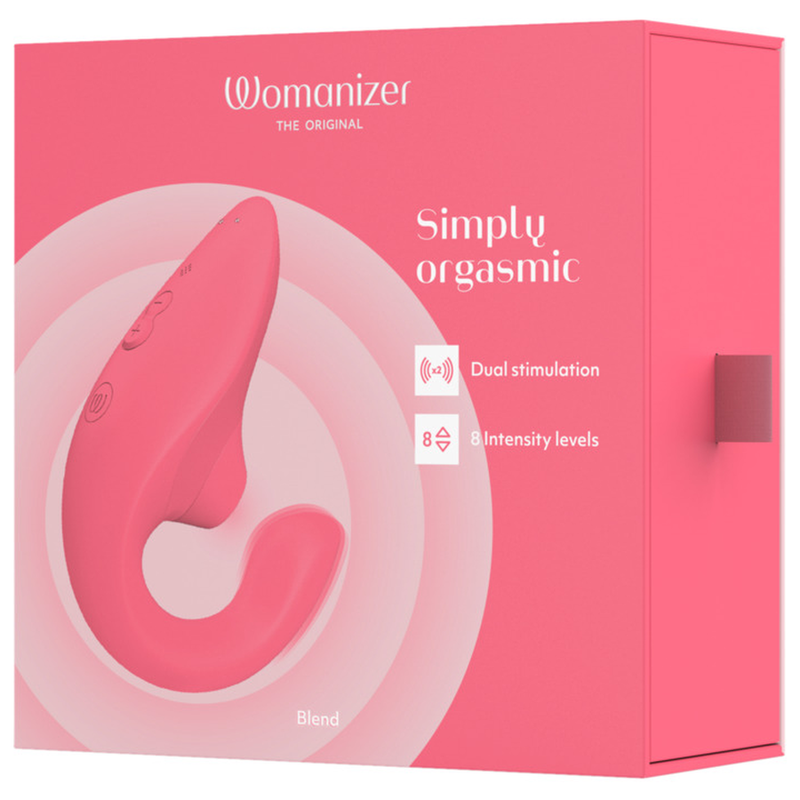 Womanizer-Blend Rabbit Vibrator Stimulator Vibrant Rose-Silicon 3 Womanizer-Blend Rabbit Vibrator Stimulator Vibrant Rose-Silicon · Vibratoare (imaginea 3)