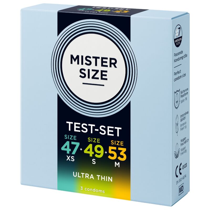 Mister Size-Pachet de Probă Prezervative 47-49-53mm 3 Bucăți · Prezervative (imaginea 3)