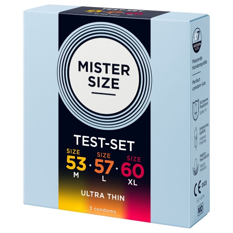 Mister Size-Pachet de Probă Prezervative 53-57-60mm 3 Bucăți · Prezervative (imaginea 3)