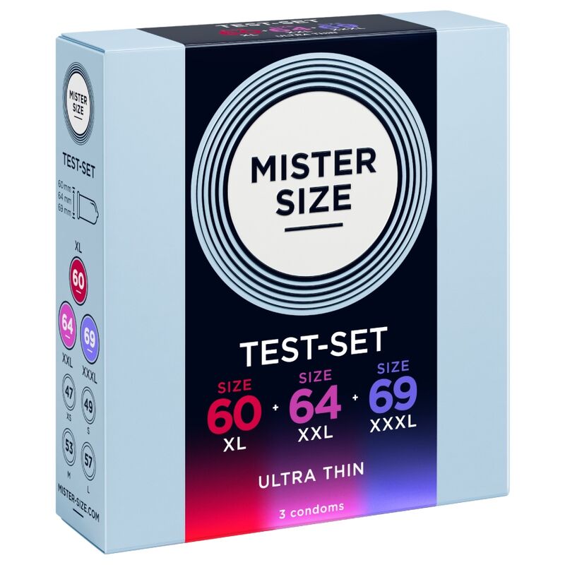 Mister Size-Pachet de Probă Prezervative 60-64-69mm 3 Bucăți 4 Mister Size-Pachet de Probă Prezervative 60-64-69mm 3 Bucăți · Prezervative (imaginea 4)