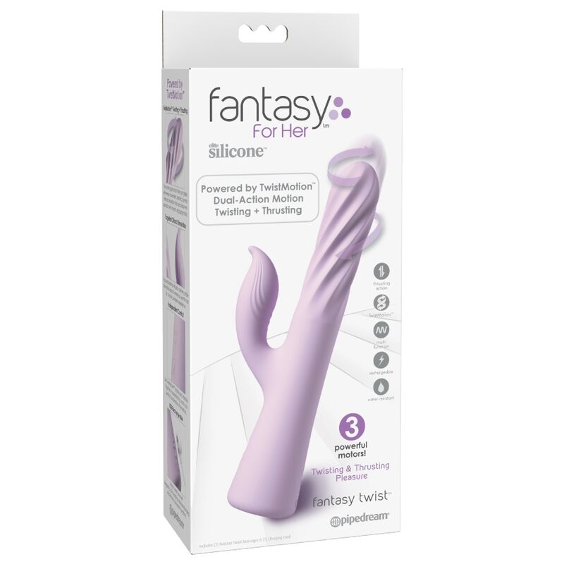 Pipedreams-Fantasy Twist Vibrator cu Rotație și Thrusting 4 Pipedreams-Fantasy Twist Vibrator cu Rotație și Thrusting · Vibratoare (imaginea 4)