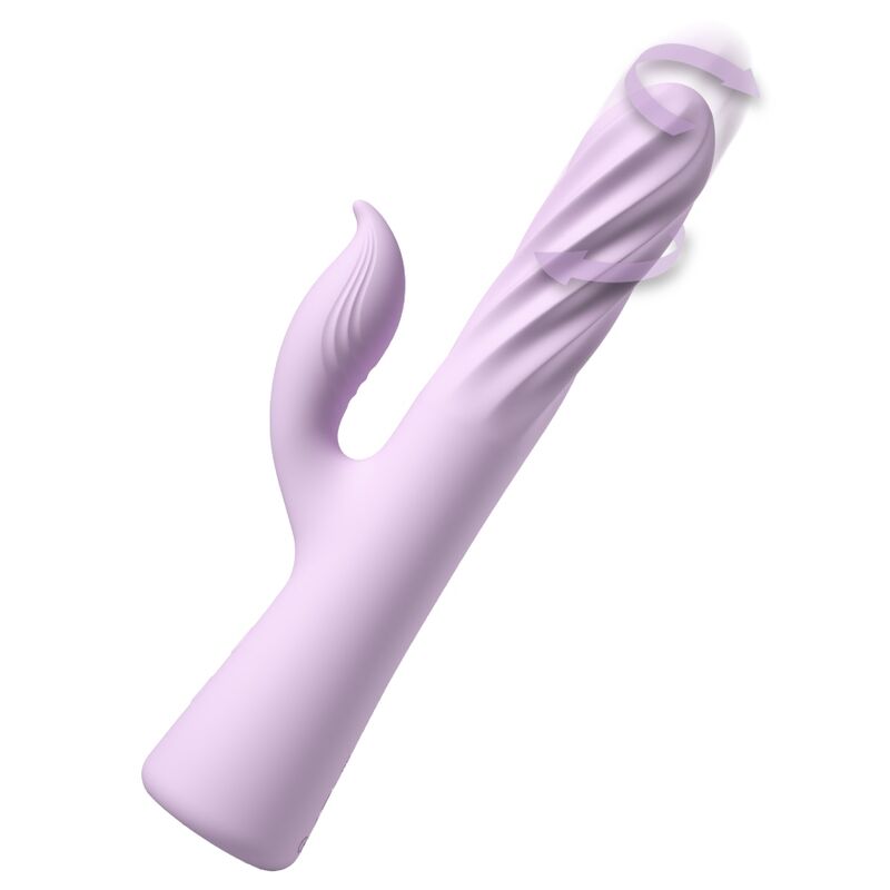 Pipedreams-Fantasy Twist Vibrator cu Rotație și Thrusting 60 Pipedreams-Fantasy Twist Vibrator cu Rotație și Thrusting