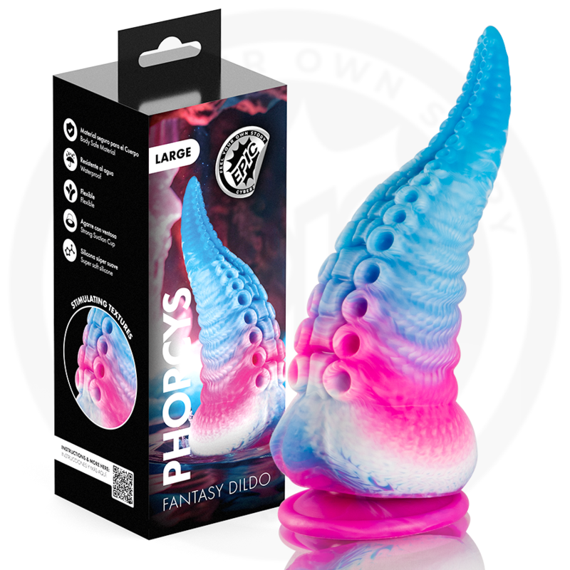 Epic-Dildo cu Tentacul Phorcys Albastru Mărime Mare