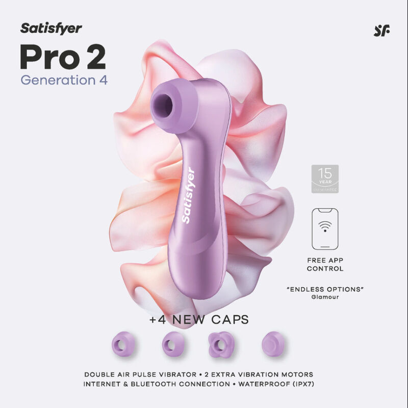 Satisfyer-Pro 2 Generation 4 Stimulator Clitoral Ametist · Vibratoare (imaginea 7)
