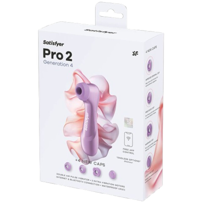 Satisfyer-Pro 2 Generation 4 Stimulator Clitoral Ametist · Vibratoare (imaginea 8)
