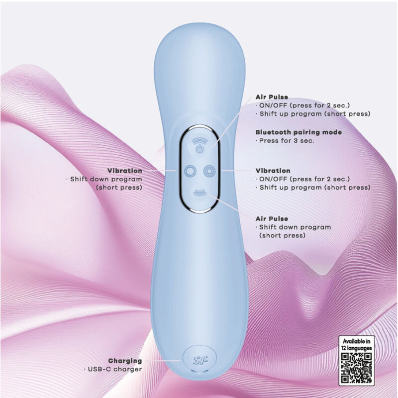 Satisfyer-Pro 2 Generation 4 Stimulator Clitoral Albastru · Vibratoare (imaginea 7)