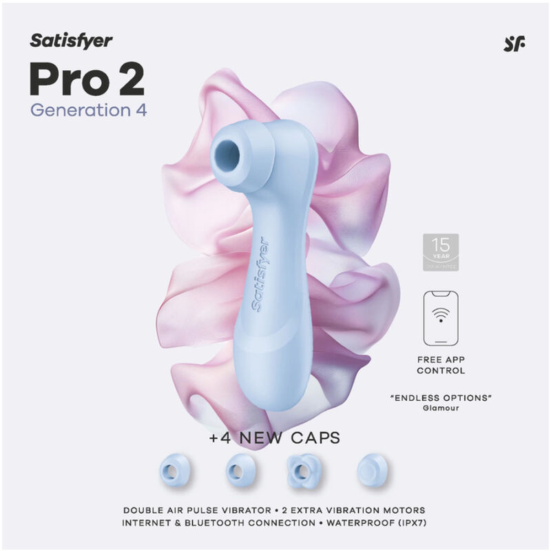 Satisfyer-Pro 2 Generation 4 Stimulator Clitoral Albastru · Vibratoare (imaginea 8)
